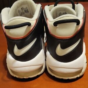 Nike Uptempo Black and White Sneakers